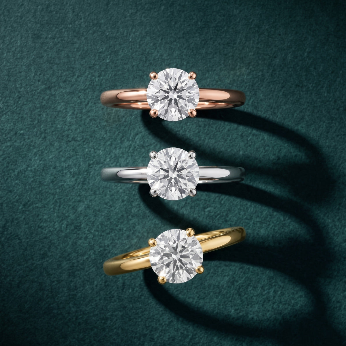 Charlotte Charm Solitaire Round Diamond Engagement Ring in Silver - 3rings.jpg
