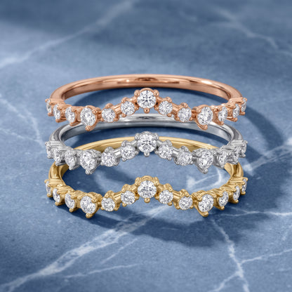Daphne Curved Round Diamond Wedding Band in Yellow Gold - 3rings.jpg