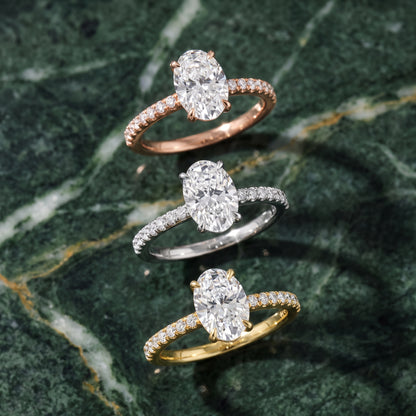 Ione Solitaire Pavé Oval Diamond Engagement Ring in Yellow Gold - 3rings.jpg