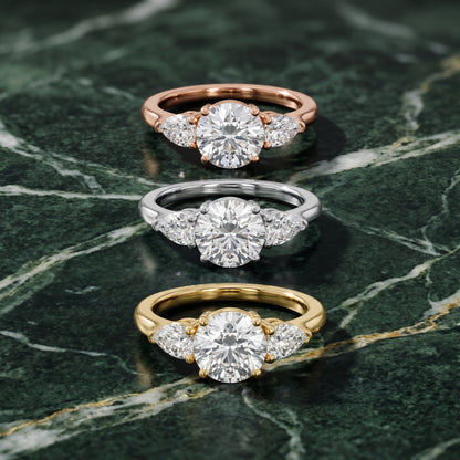 Mirabel Three-Stone Round Diamond Engagement Ring in Platinum - 3rings.jpg