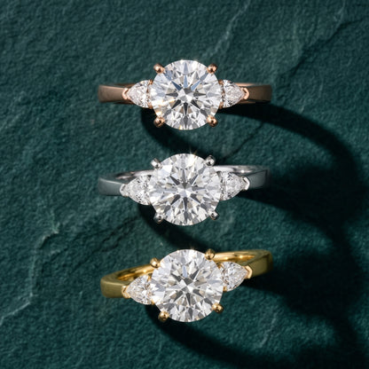 Amabel Three-Stone Round Diamond Engagement Ring in Yellow Gold - 3rings.jpg