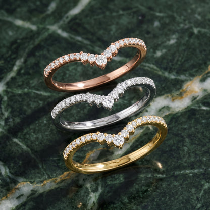 Colette Curved Riviera Round Diamond Wedding Band in Yellow Gold - 3rings.jpg