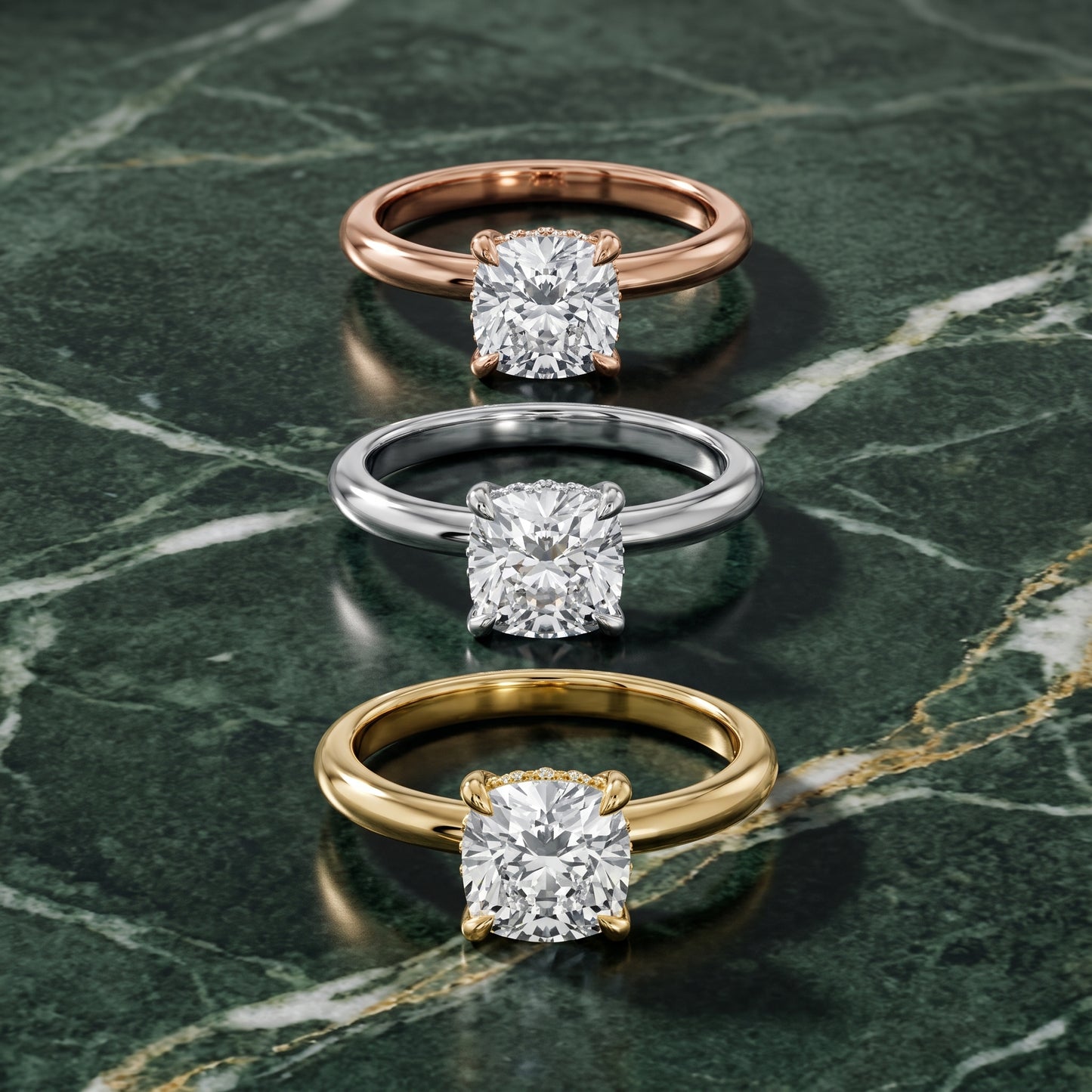 Amaya Hidden Halo Cushion Diamond Ring in Platinum - 3rings.jpg