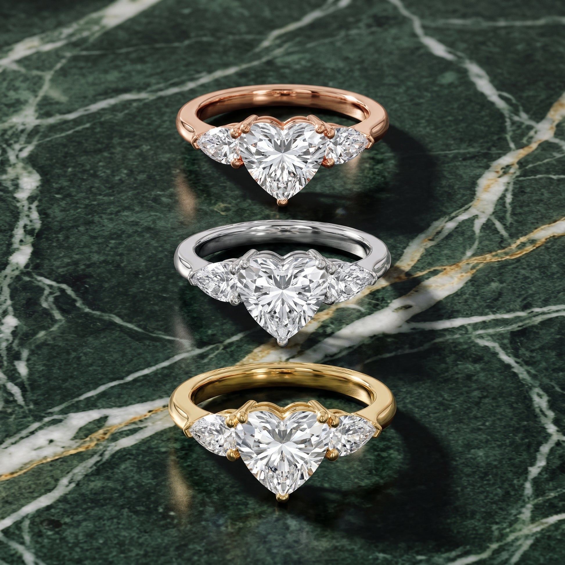 Mirabel Three-Stone Heart Diamond Engagement Ring in White Gold - 3rings.jpg