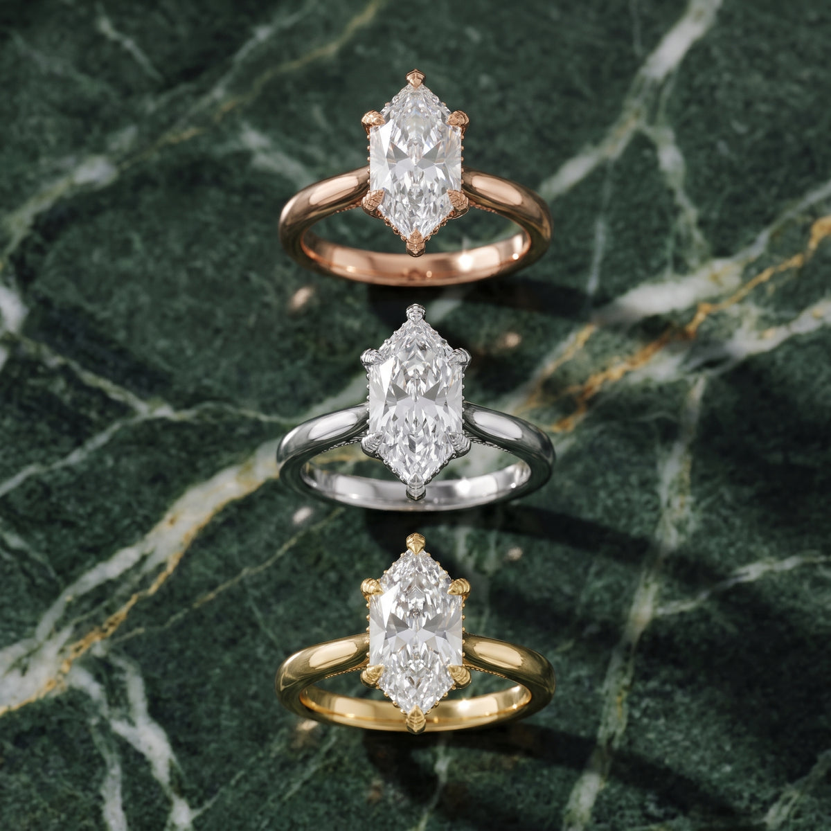 Aubrey Filigree Hidden Halo Dutch Marquise Diamond Engagement Ring in Rose Gold - 3rings.jpg