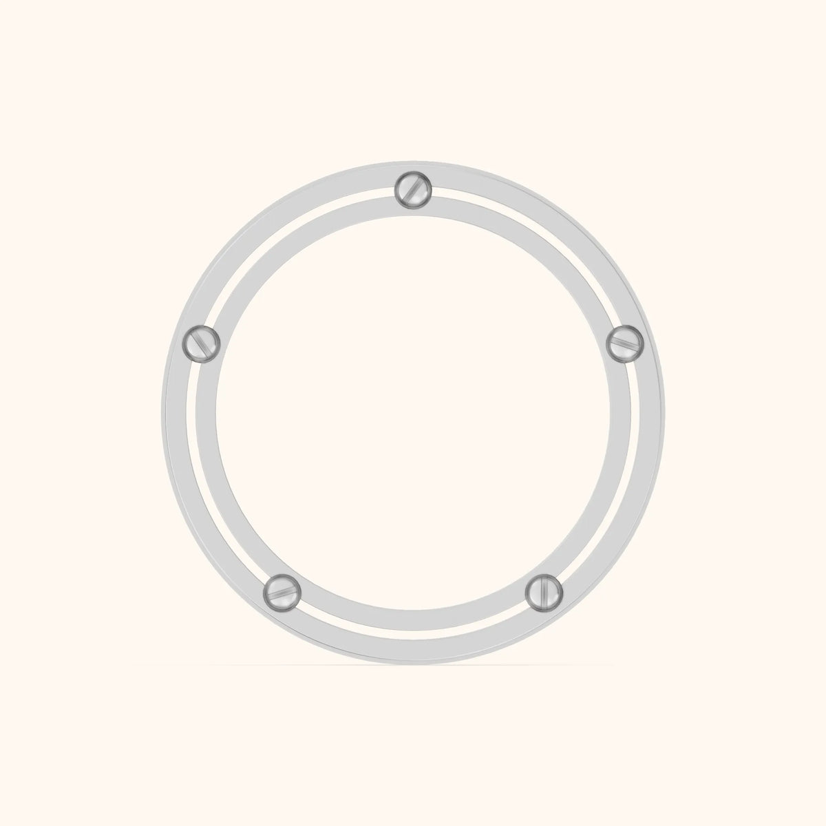 Elora Micropavé Round Diamond Eternity Band in Platinum - FingerView