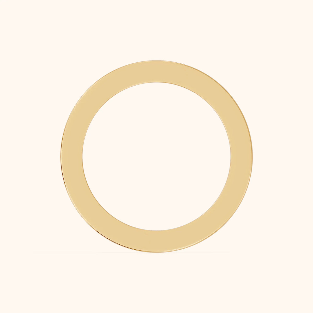 Marisol Channel Set Baguette Diamond Eternity Band in Yellow Gold - FingerView