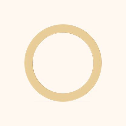 Ayana Channel Set Round Diamond Eternity Band in Yellow Gold - FingerView