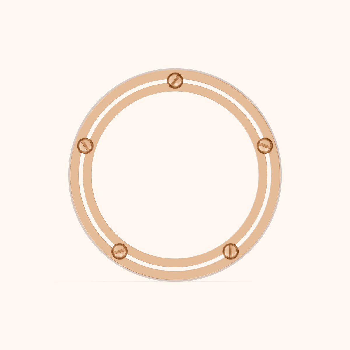 Elora Micropavé Round Diamond Eternity Band in Rose Gold - FingerView