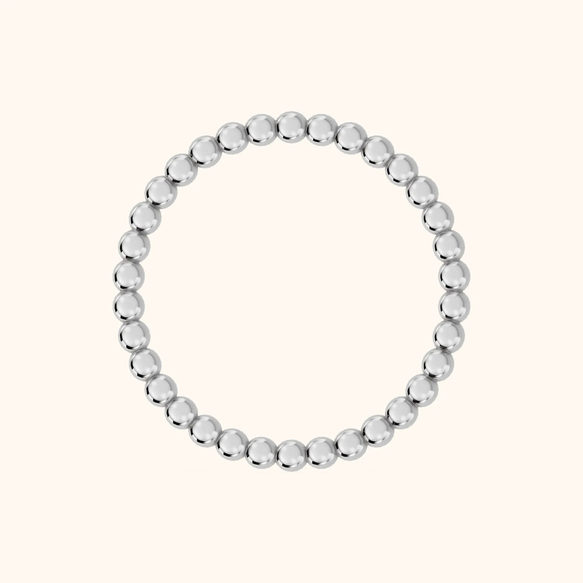 Naya Milgrain Wedding Band in White Gold - FingerView