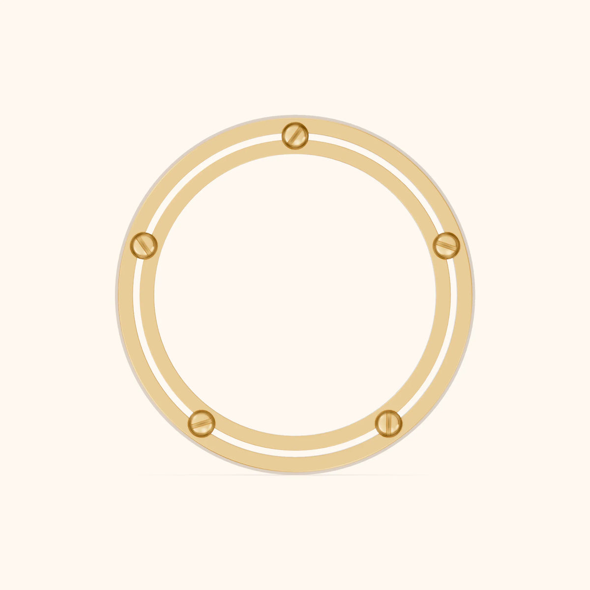 Elora Micropavé Round Diamond Eternity Band in Yellow Gold - FingerView