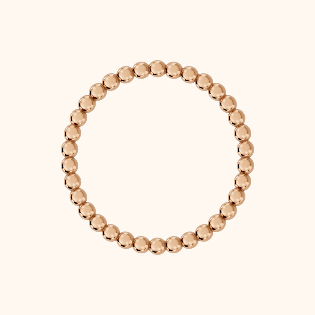 Naya Milgrain Wedding Band in Rose Gold - FingerView