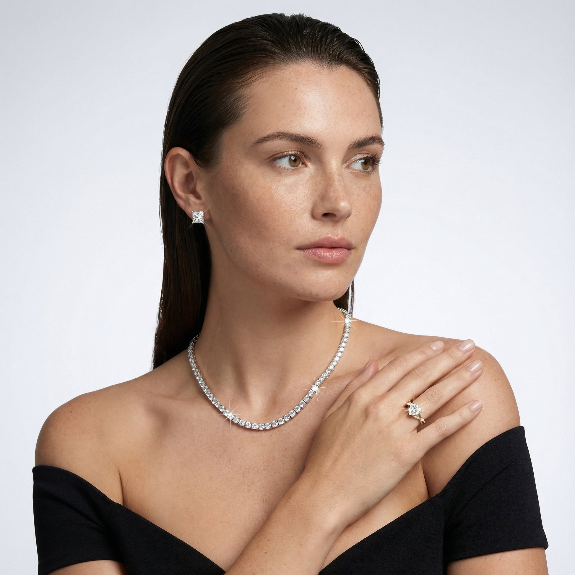 Heart Cut Lab Grown Diamond Engagement Ring with Twisted Band in Yellow Gold