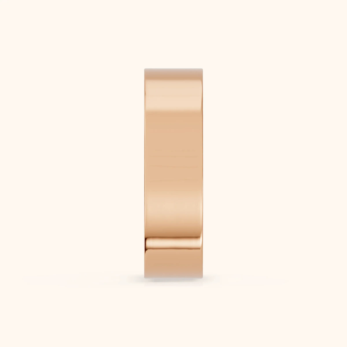 Raya Micropavé Round Diamond Eternity Band in Rose Gold - SideView