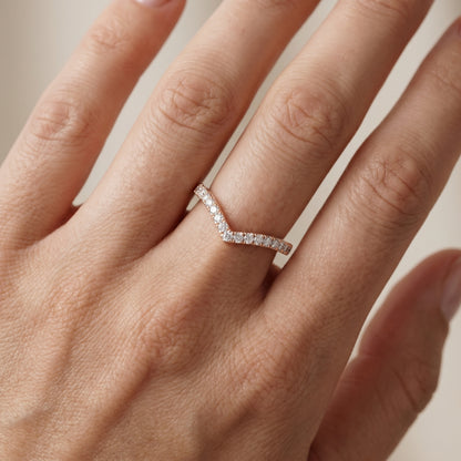Round Cut Lab Grown Diamond Ring in Rose Gold