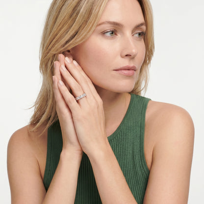Princess Cut Lab Grown Diamond Ring in Rose Gold