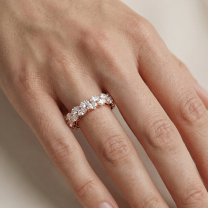 Marquise Cut Lab Grown Diamond Ring in Rose Gold