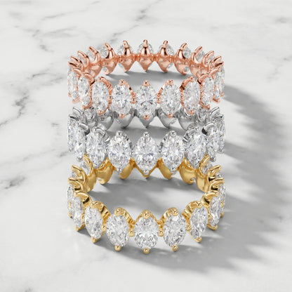 Oval Cut Lab Grown Diamond Ring in Yellow Gold