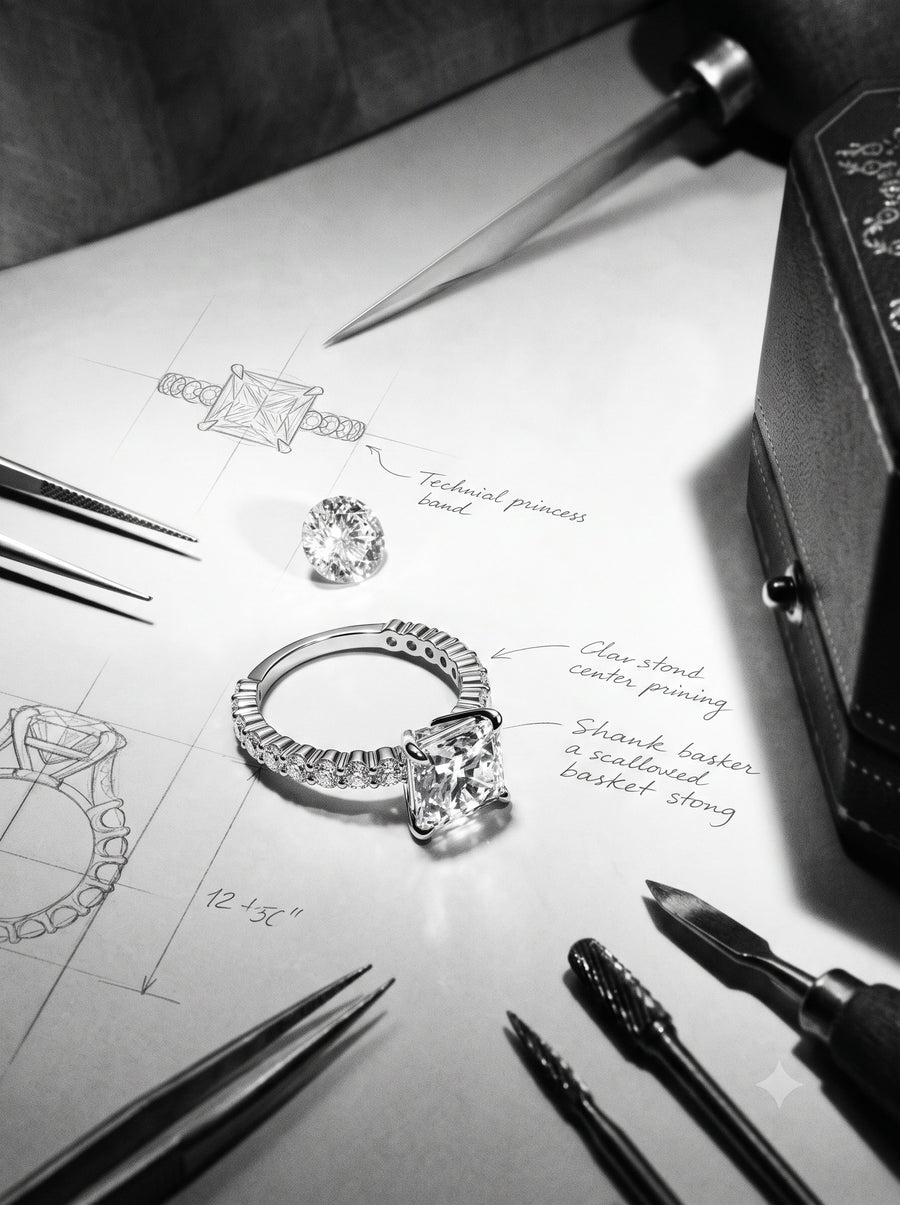 Ring design sketch