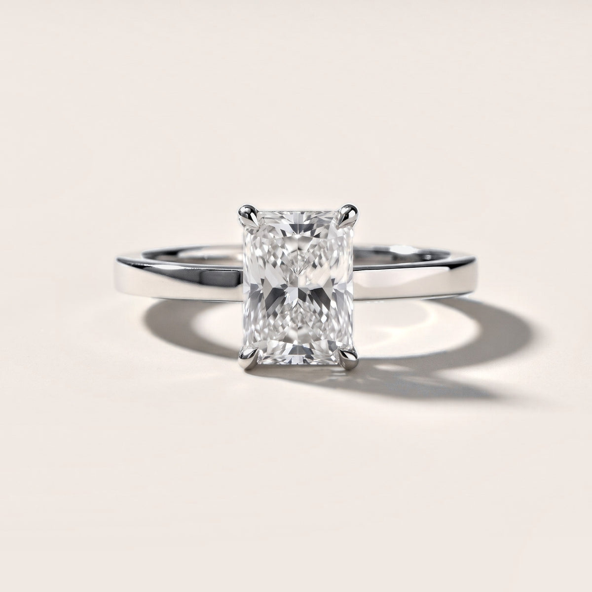 Kaia Solitaire Radiant Diamond Engagement Ring in White Gold [studio-metal-r8-20261024]