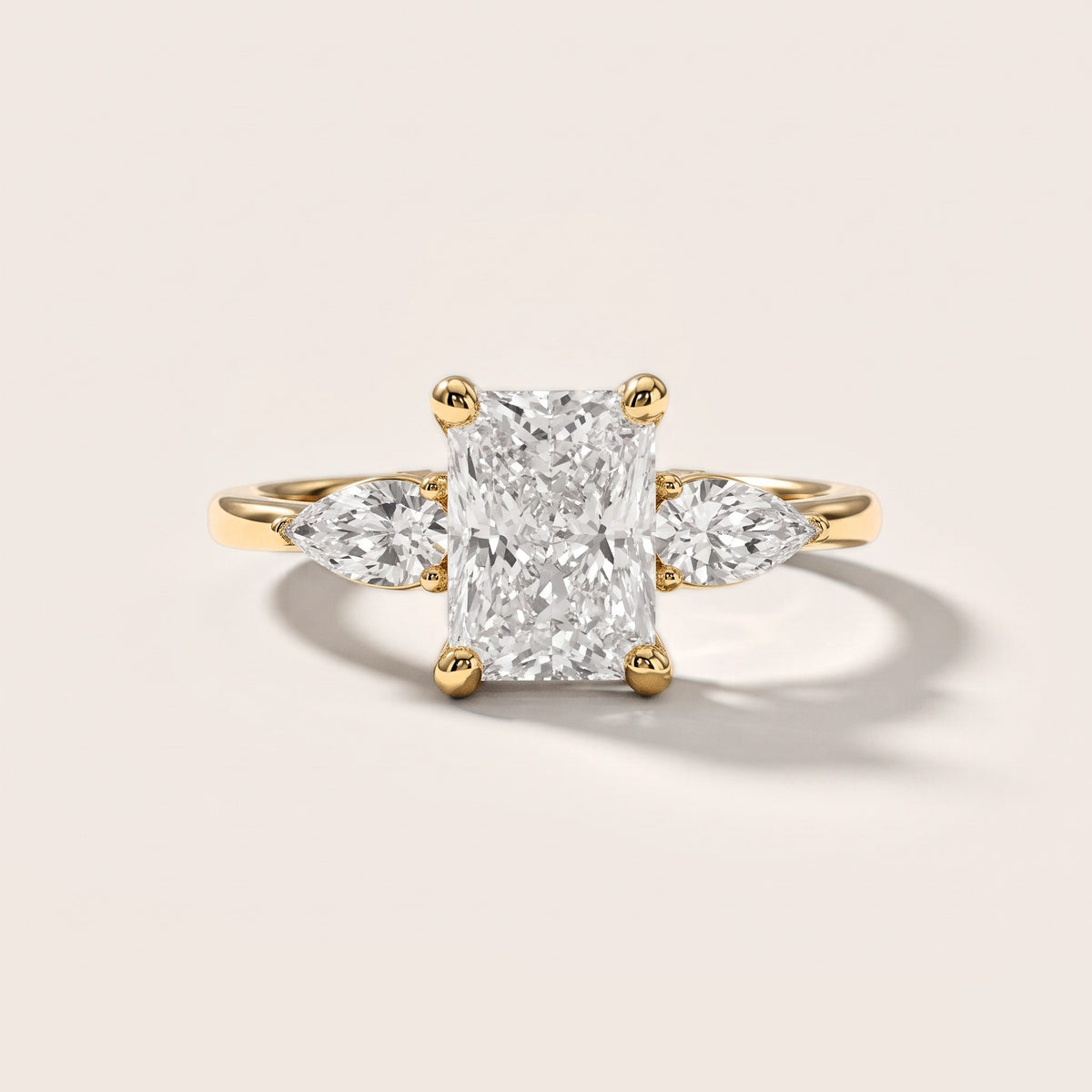 Faye Three-Stone Trellis Radiant Diamond Engagement Ring in Yellow Gold [studio-metal-r8-20261024]