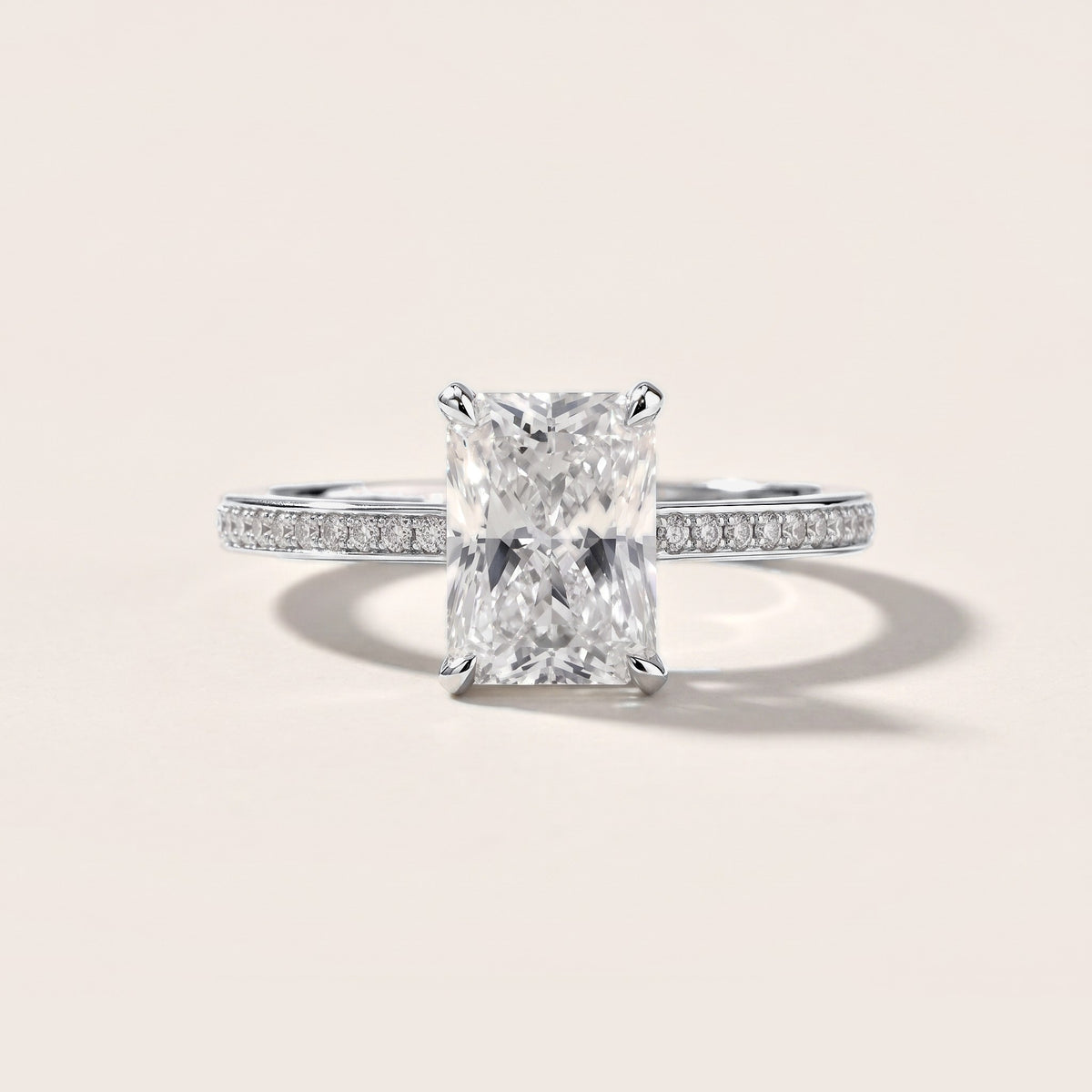 Naia Hidden Halo Radiant Diamond Engagement Ring in Silver [studio-metal-r8-20261024]