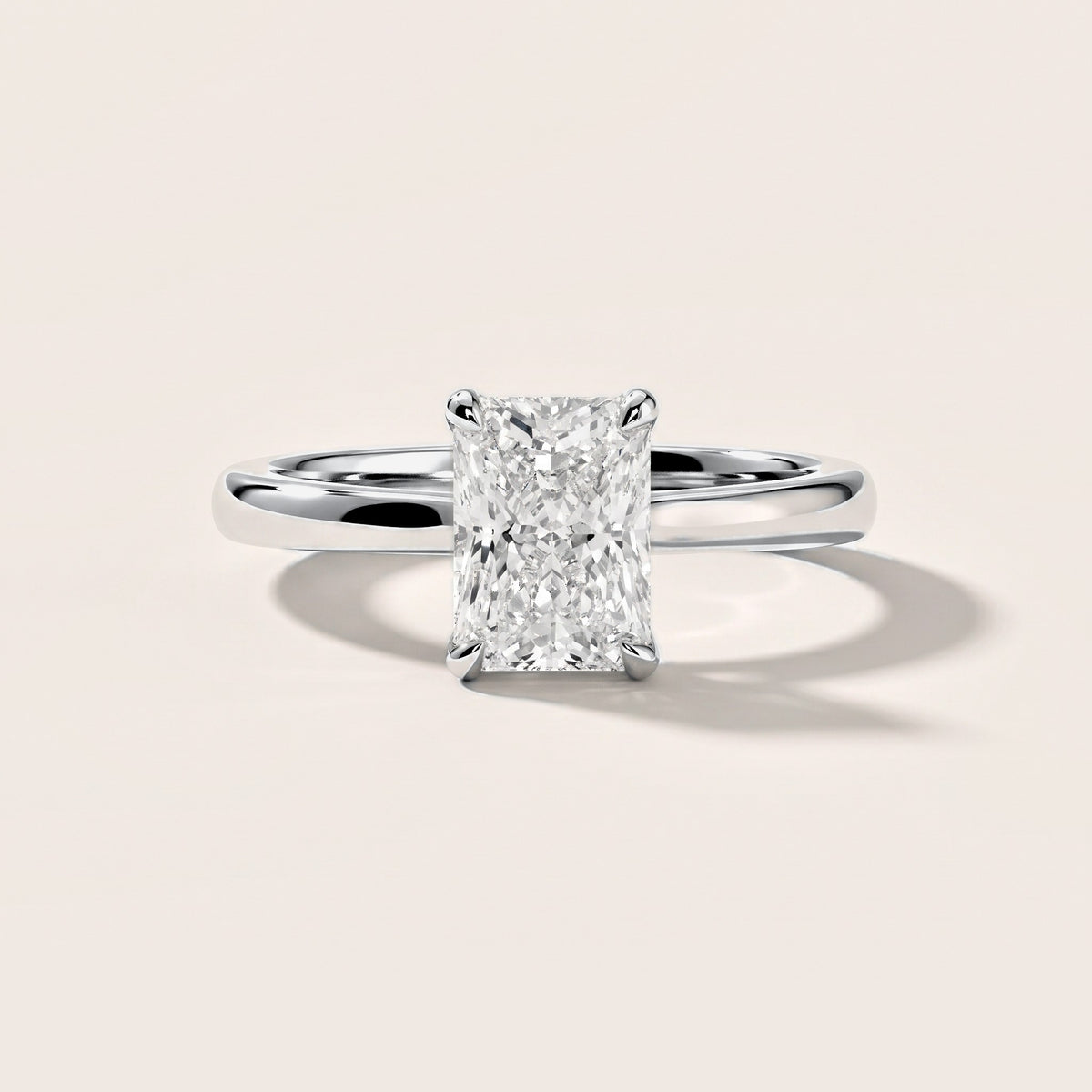 Mena Hidden Halo Radiant Diamond Engagement Ring in Silver [studio-metal-r8-20261024]