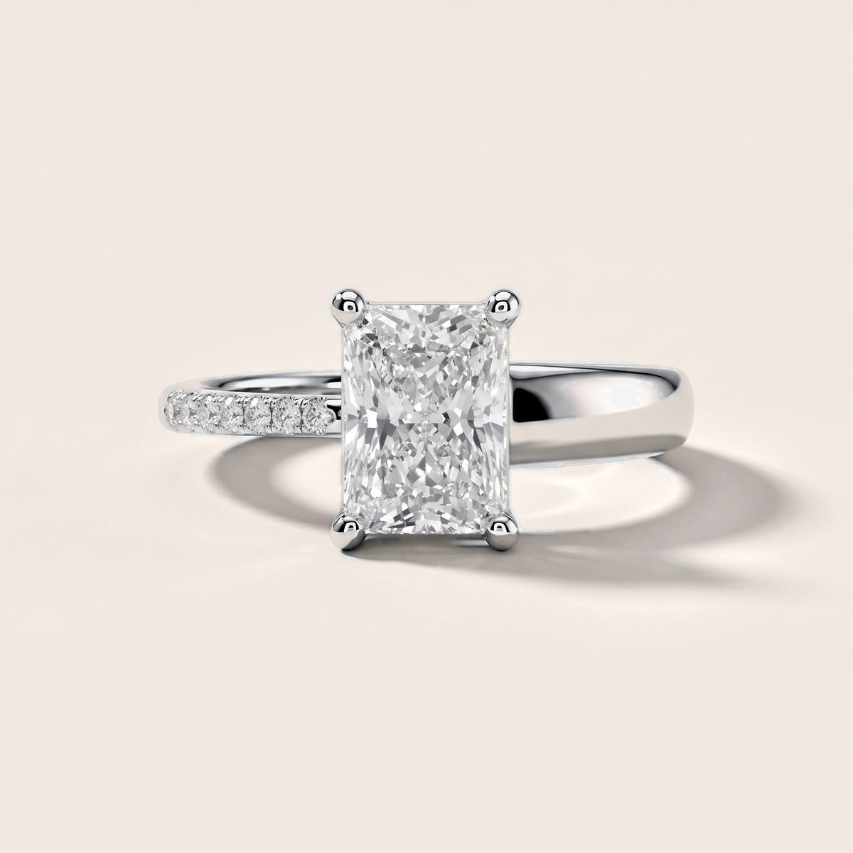 Rosie Solitaire Basket Radiant Diamond Engagement Ring in White Gold [studio-metal-r8-20261024]