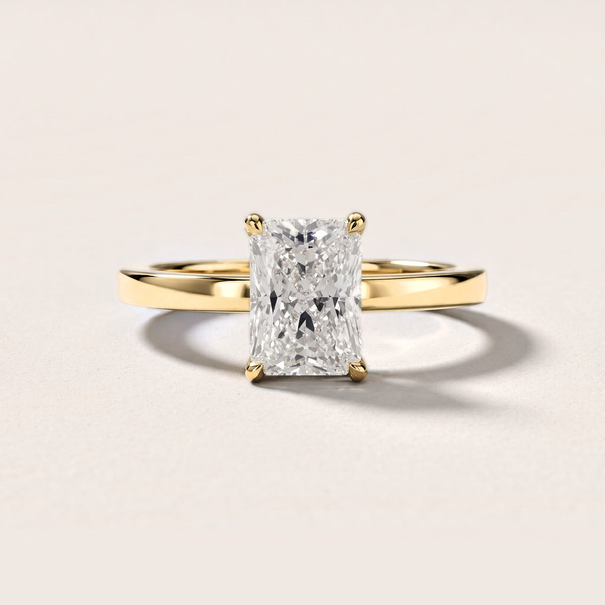 Kaia Solitaire Radiant Diamond Engagement Ring in Yellow Gold [studio-metal-r8-20261024]