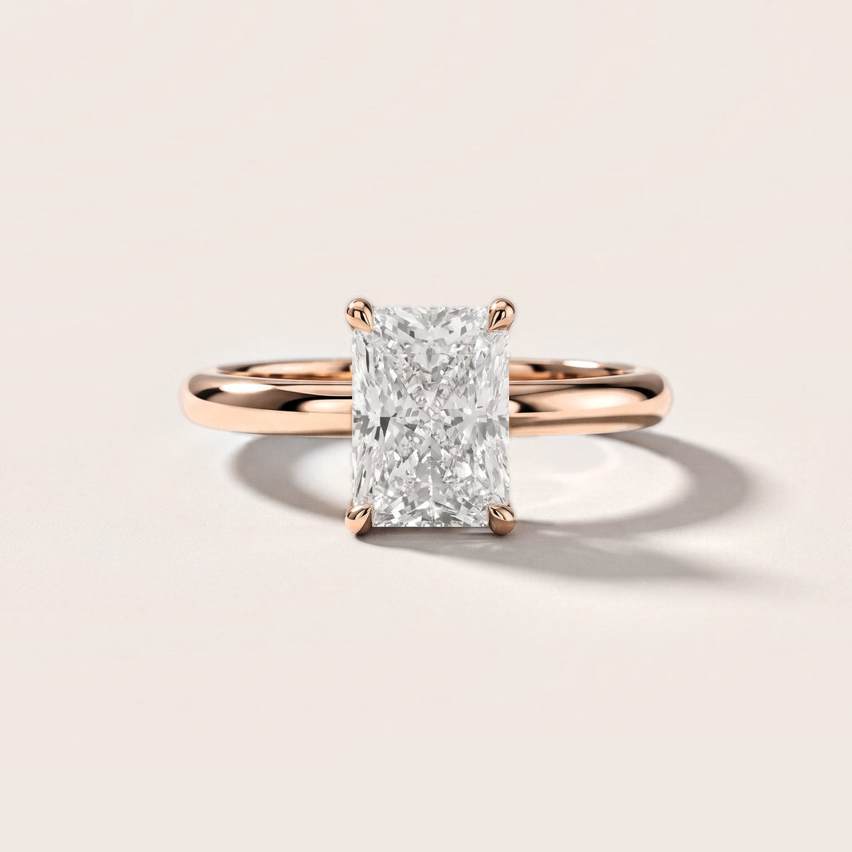 Amaya Hidden Halo Radiant Diamond Engagement Ring in Rose Gold [studio-metal-r8-20261024]