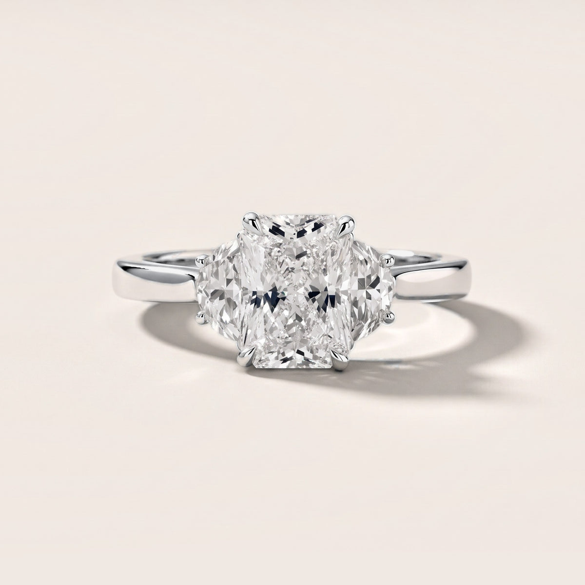 Romy Three-Stone Radiant Diamond Engagement Ring in White Gold [studio-metal-r8-20261024]