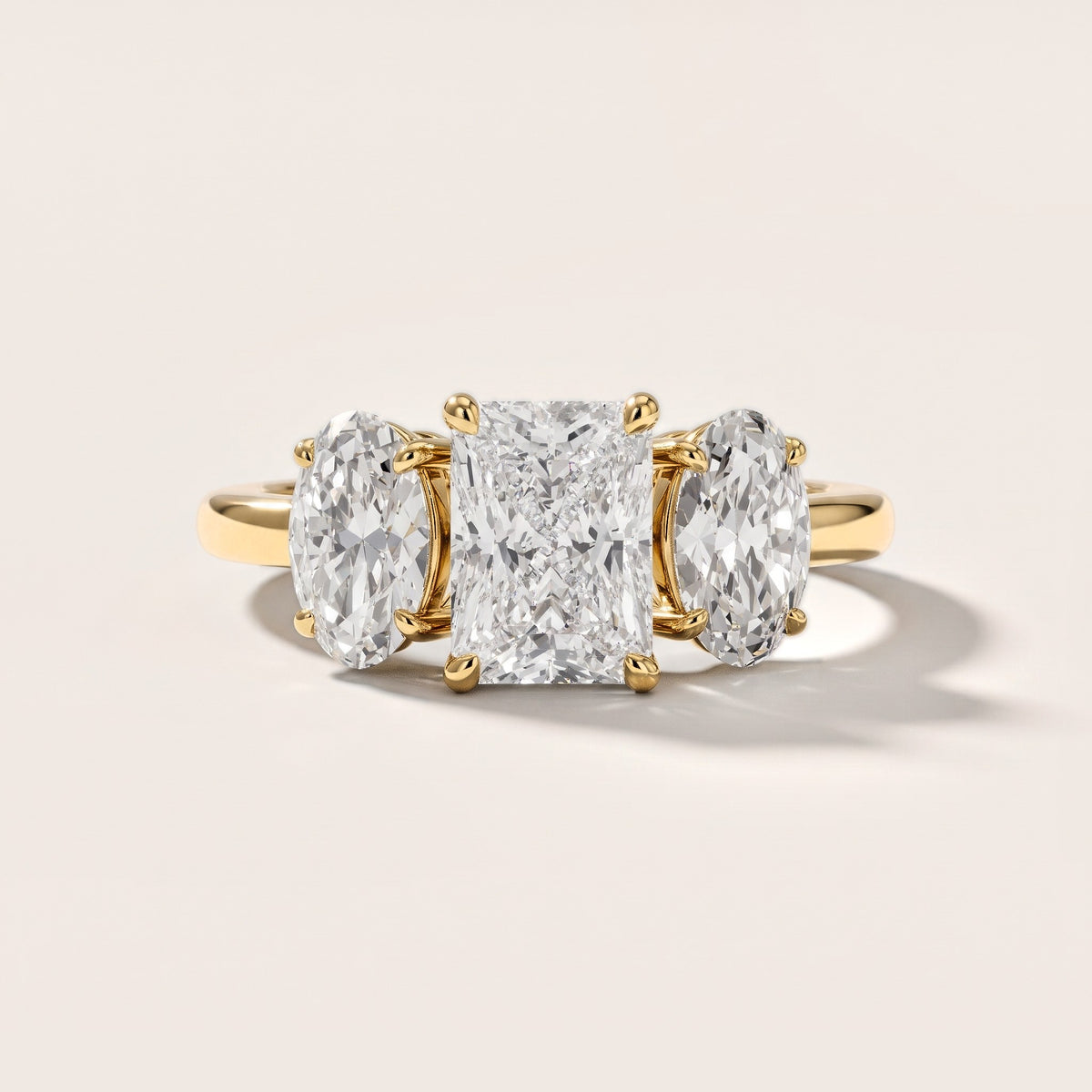 Lila Three-Stone Radiant Diamond Engagement Ring in Yellow Gold [studio-metal-r8-20261024]
