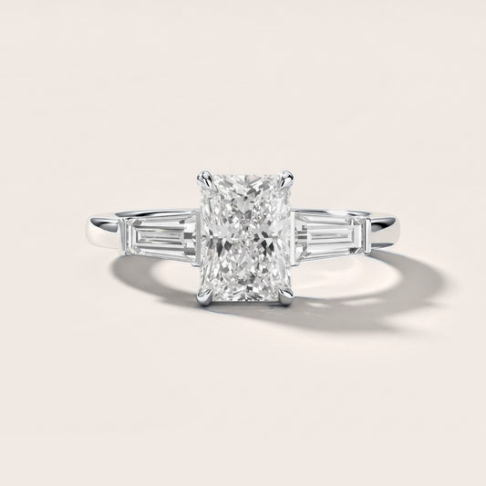 Eloise Tapered Baguette Radiant Diamond Engagement Ring in Platinum [studio-metal-r8-20261024]