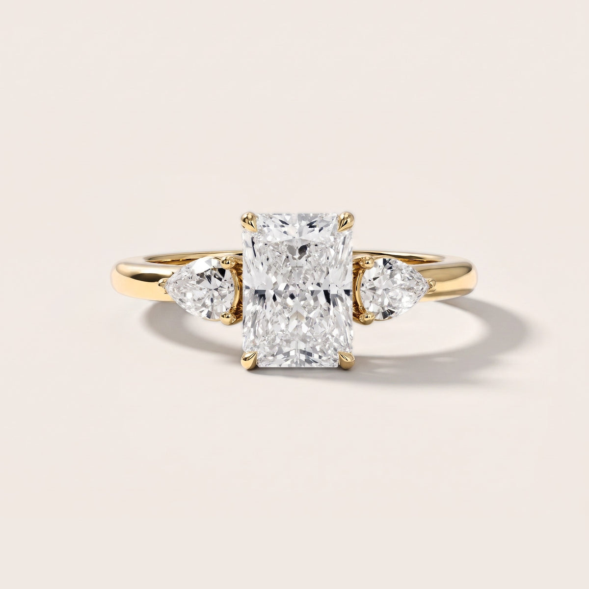 Stella Three-Stone Radiant Diamond Engagement Ring in Yellow Gold [studio-metal-r8-20261024]