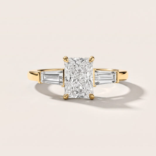 Eloise Tapered Baguette Radiant Diamond Engagement Ring in Yellow Gold [studio-metal-r8-20261024]