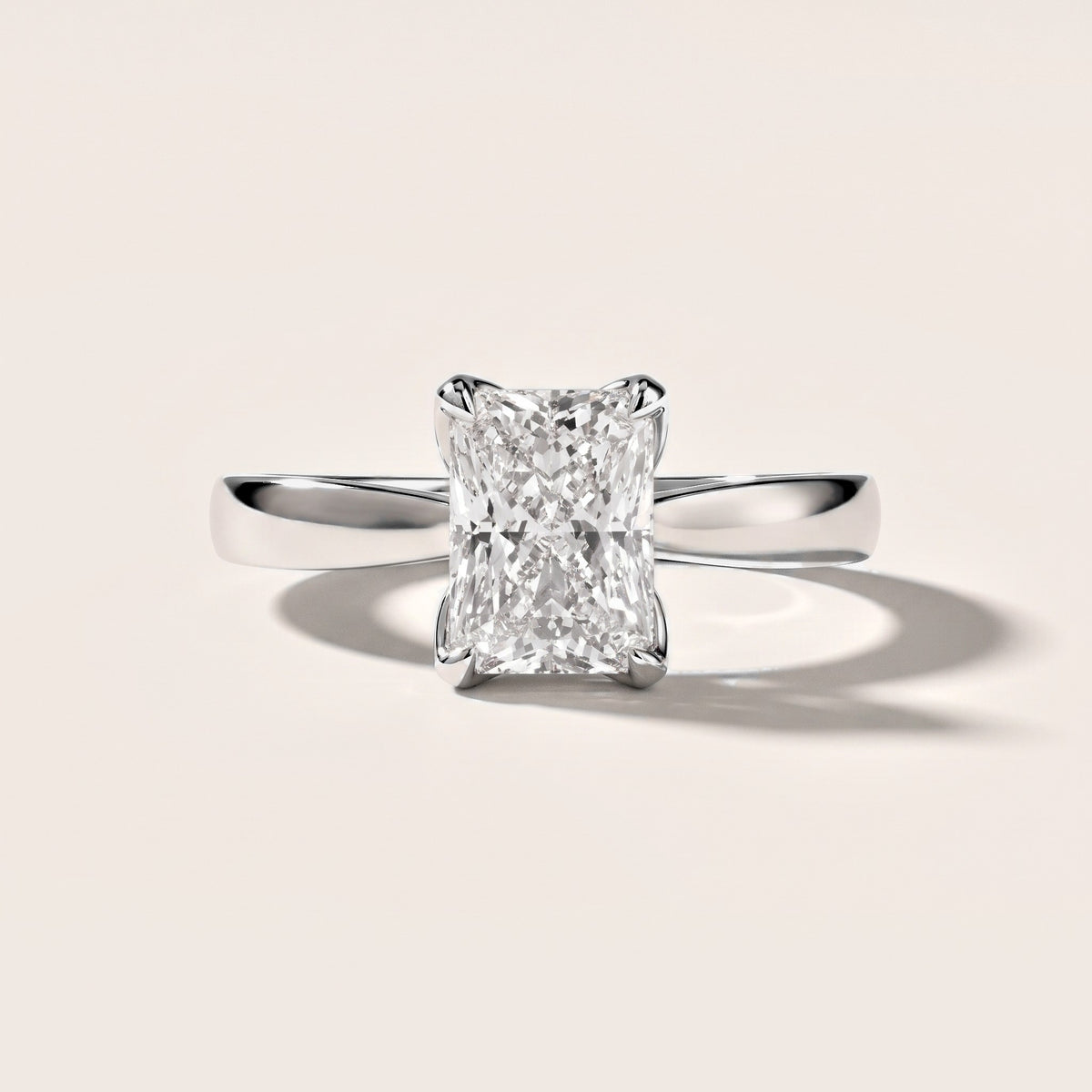 Lucia Solitaire Six-Prong Radiant Diamond Engagement Ring in Platinum [studio-metal-r8-20261024]