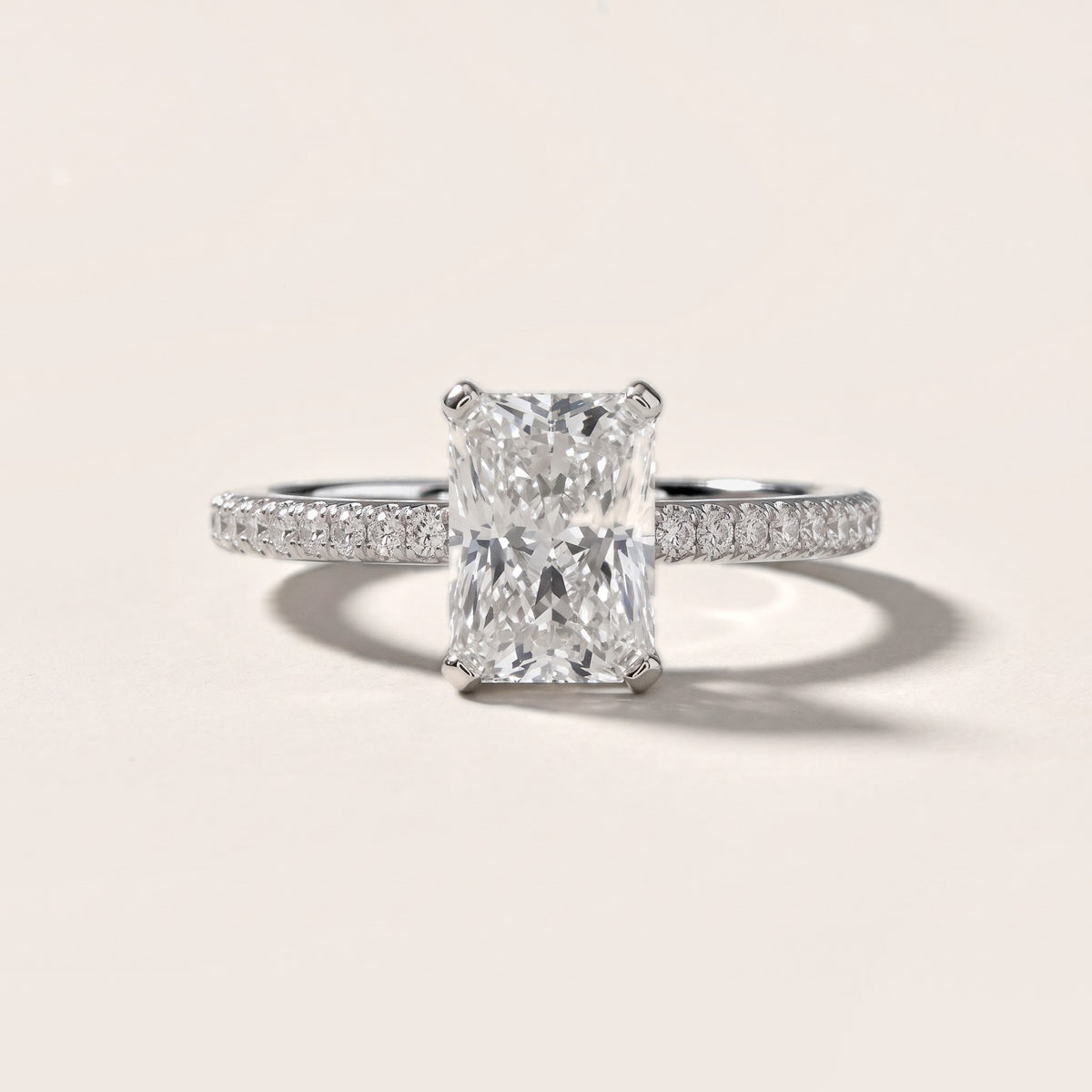 Celeste Hidden Halo Pavé Radiant Diamond Engagement Ring in Platinum [studio-metal-r8-20261024]