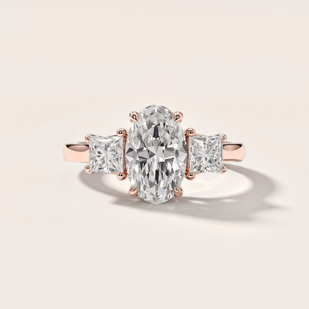 Sienna Three-Stone Oval Diamond Engagement Ring in Rose Gold [studio-metal-20261024]