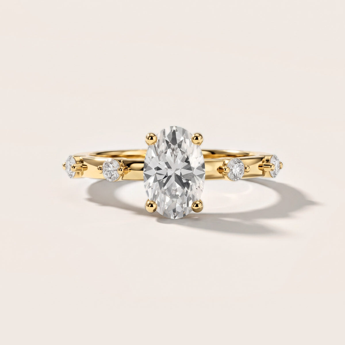 Elena Radiance Oval Diamond Engagement Ring in Yellow Gold [studio-metal-20261024]
