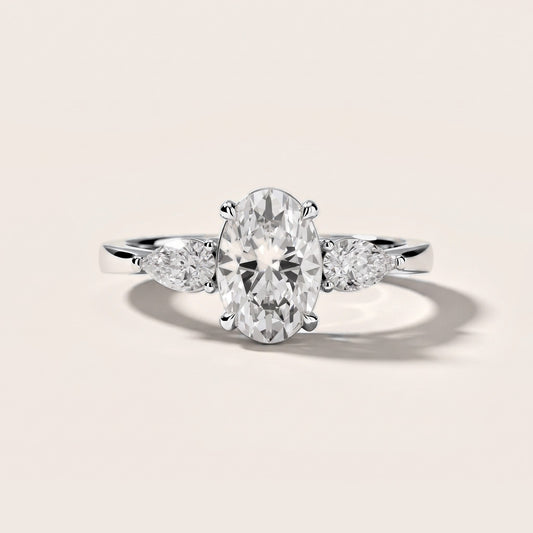 Grace Three Stone Oval Diamond Engagement Ring in Platinum [studio-metal-20261024]