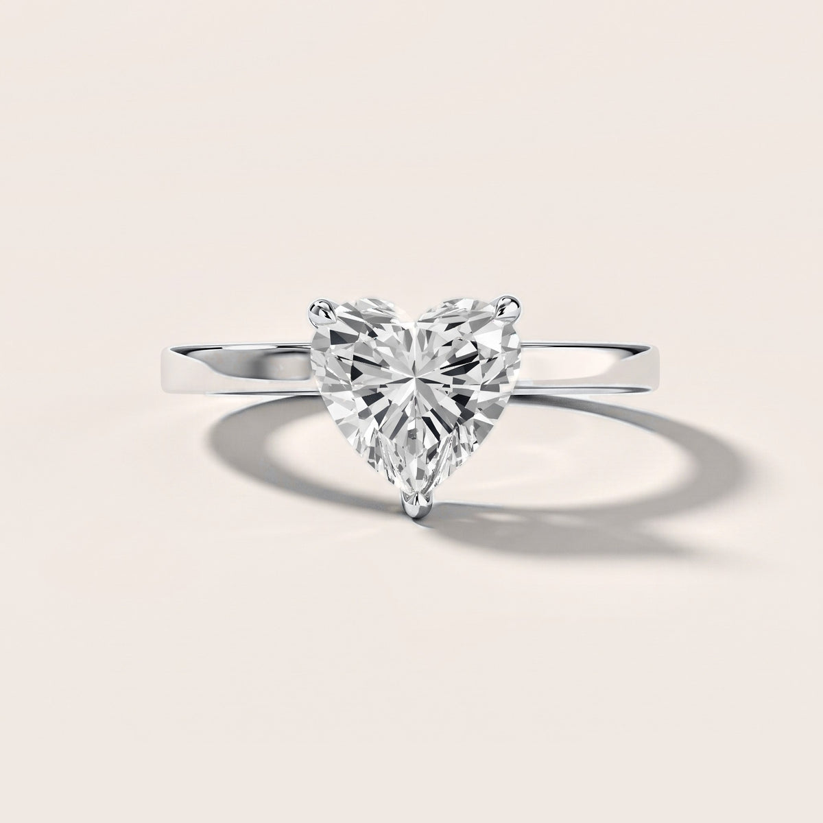 Kaia Solitaire Heart Diamond Engagement Ring in White Gold [studio-metal-20261024]