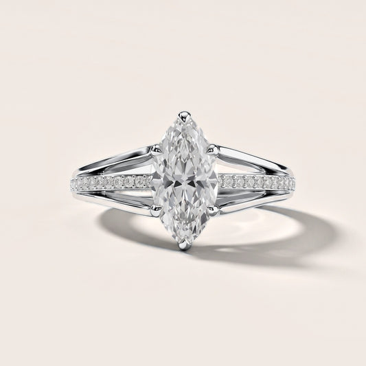 Lucinda Split Shank Marquise Diamond Engagement Ring in Platinum [studio-metal-20261024]