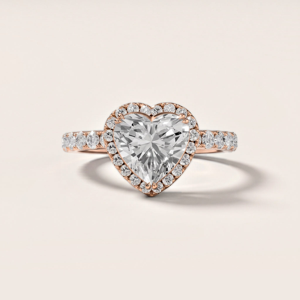 Chloe Halo Pavé Heart Diamond Engagement Ring in Rose Gold [studio-metal-20261024]