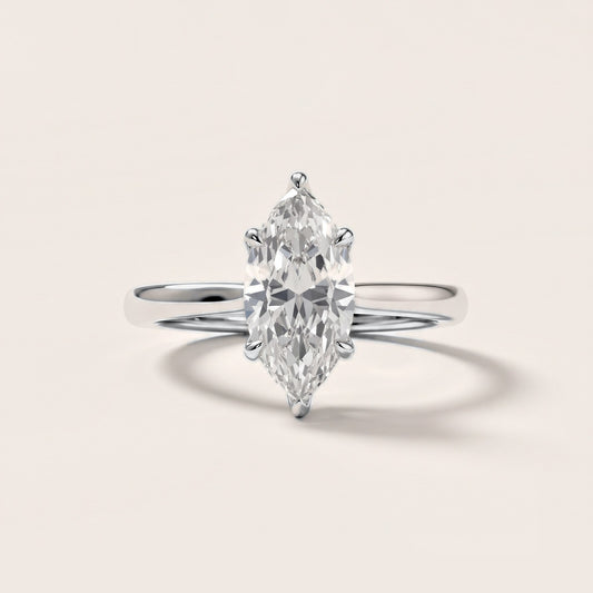 Mena Hidden Halo Marquise Diamond Engagement Ring in White Gold [studio-metal-20261024]
