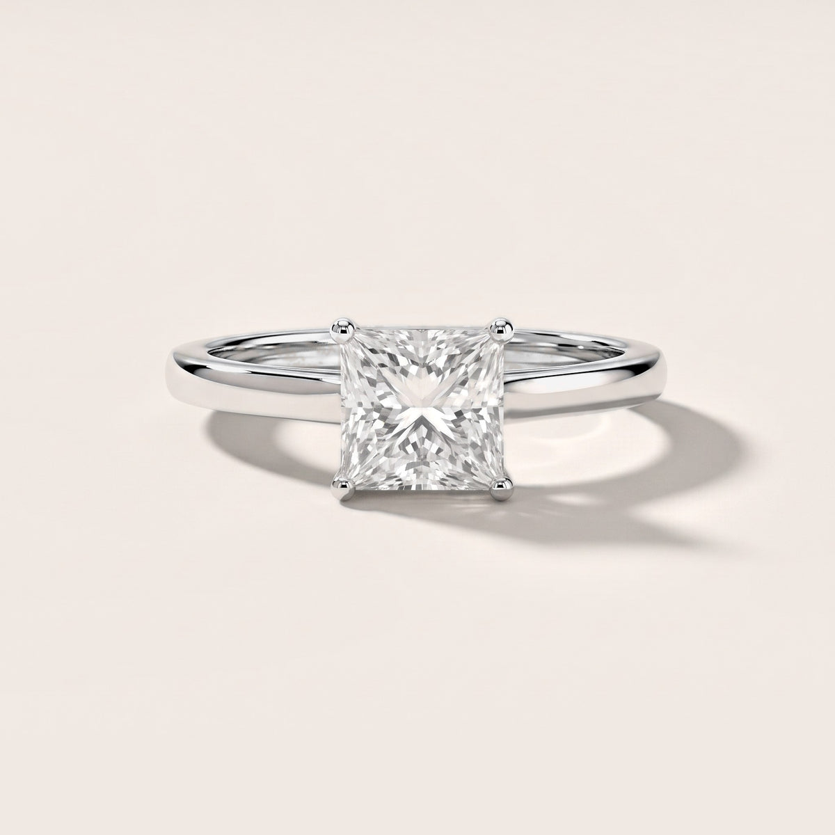 Iris Vintage Princess Diamond Engagement Ring in Platinum [studio-metal-20261024]