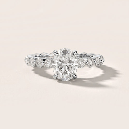 Piper Sidestone Oval Diamond Engagement Ring in Platinum [studio-metal-20261024]