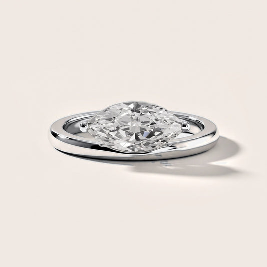 Maisie Four Prong Solitaire Marquise Diamond Engagement Ring in Platinum [studio-metal-20261024]