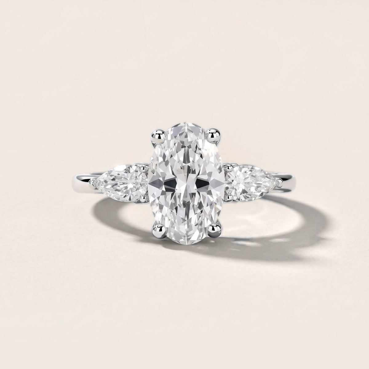 Faye Three-Stone Trellis Oval Diamond Engagement Ring in White Gold [studio-metal-20261024]