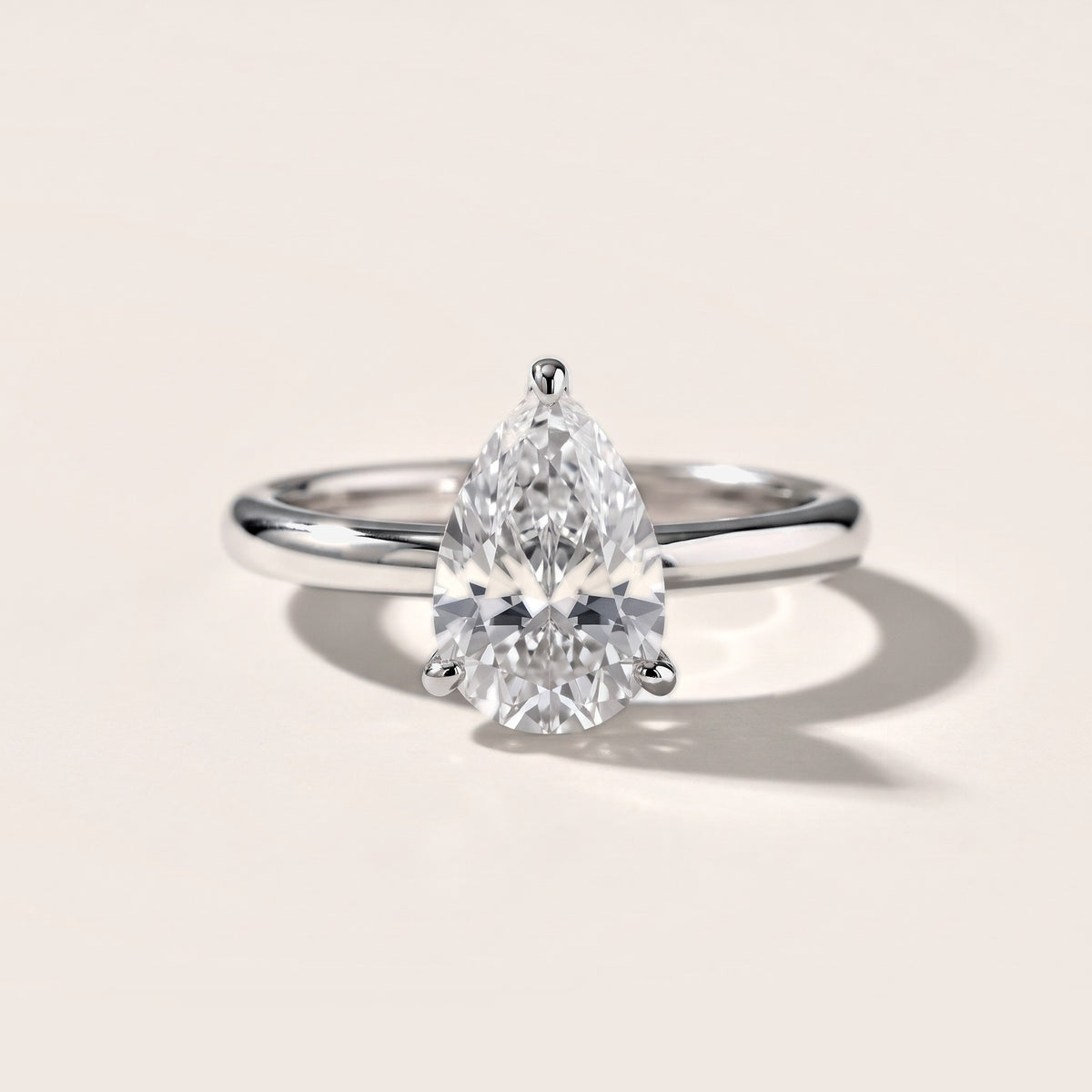 Elena Solitaire Pear Diamond Engagement Ring in Platinum [studio-metal-20261024]