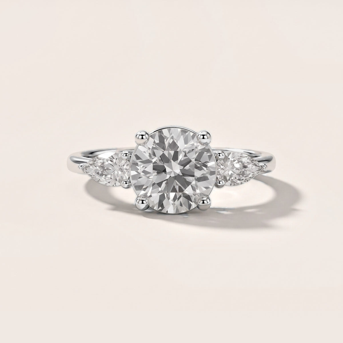 Faye Three-Stone Trellis Round Diamond Engagement Ring in Silver [studio-metal-20261024]